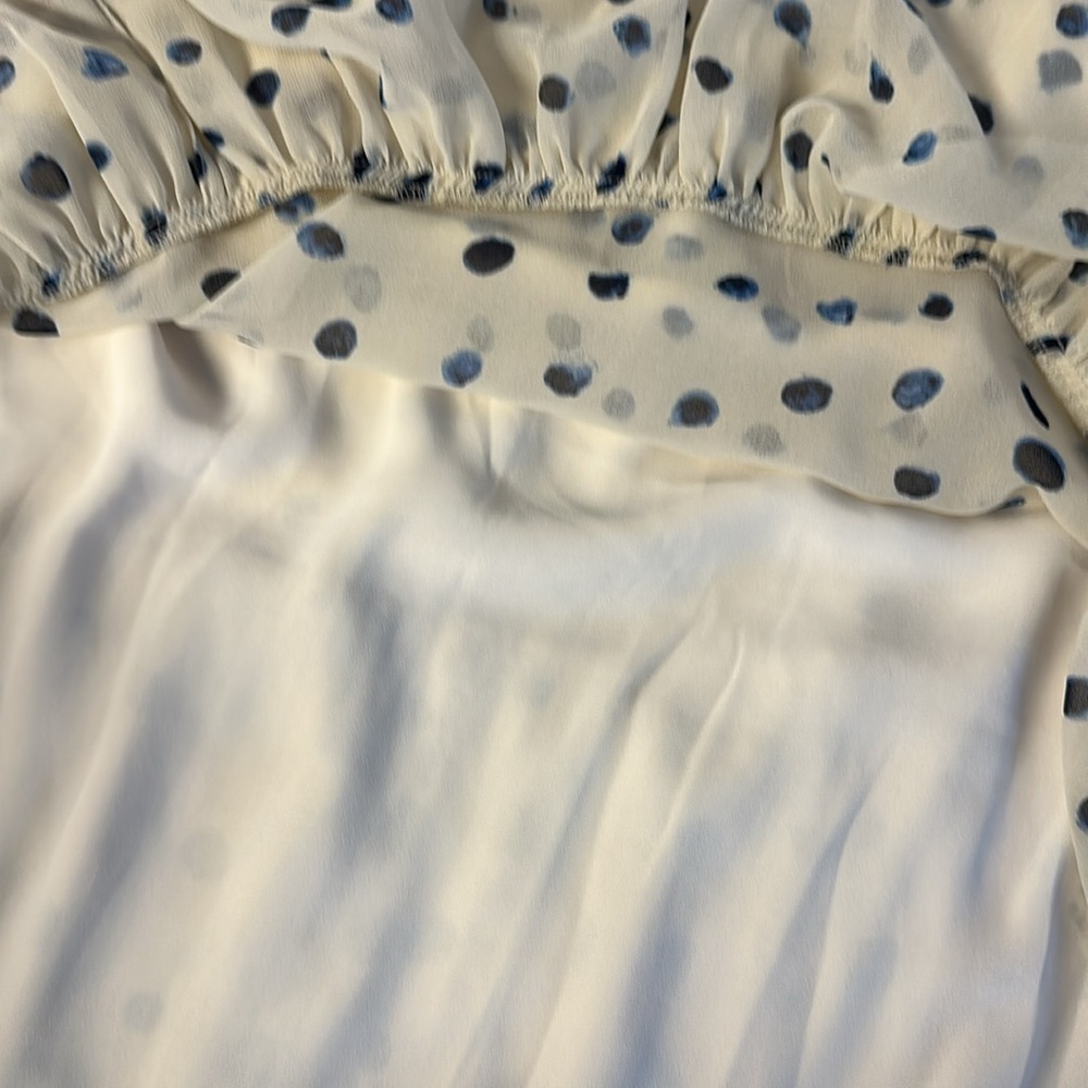 Aritzia Wilfred Tempest Dress Birch Classic Navy size medium NWT - Picture 11 of 12